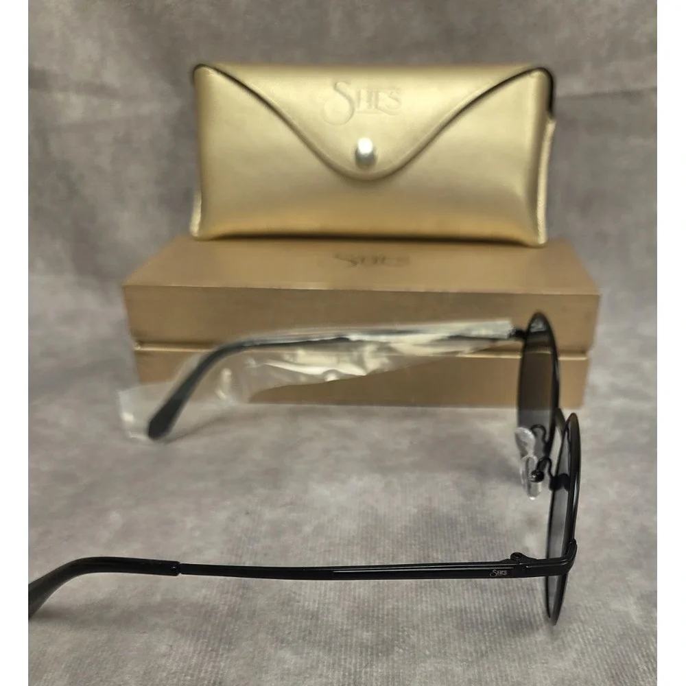 SHES Retro Round Sunglasses Polarized New